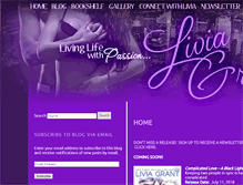 Tablet Screenshot of liviagrant.com